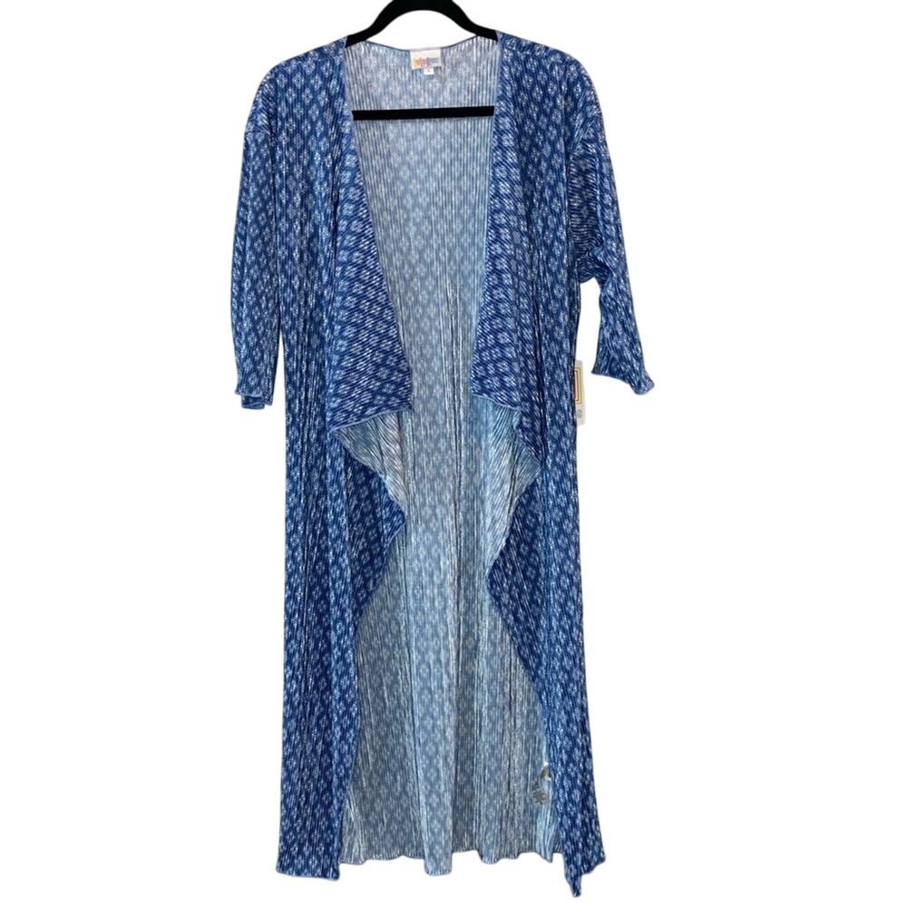 LuLaRoe Shirley Cardigan NWT Small Blue Duster Kimono Lightweight Boho Layering